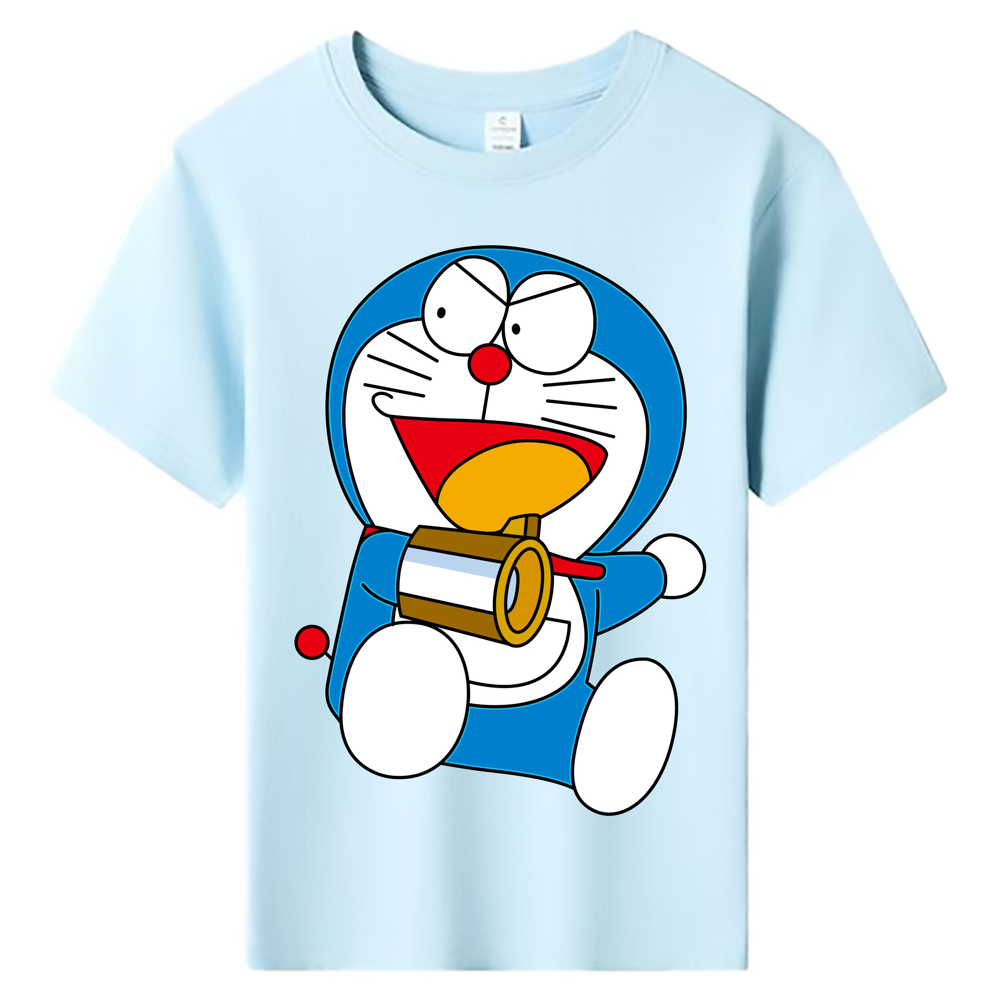 （画像用） ドラえもん Doraemon 綿100％キッズTシャツ（フロントプリント）